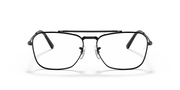 Clear Lenses, Polished Black Frame