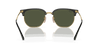 [Green Lenses, Polished Black On Gold Frame]