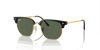 [Dark Green Lenses, Polished Black On Gold Frame]