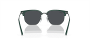 Dark Grey Lenses, Polished Opal Green On Gunmetal Frame