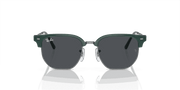 Dark Grey Lenses, Polished Opal Green On Gunmetal Frame