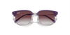 [Grey/Violet Lenses, Polished Opal Violet On Silver Frame]