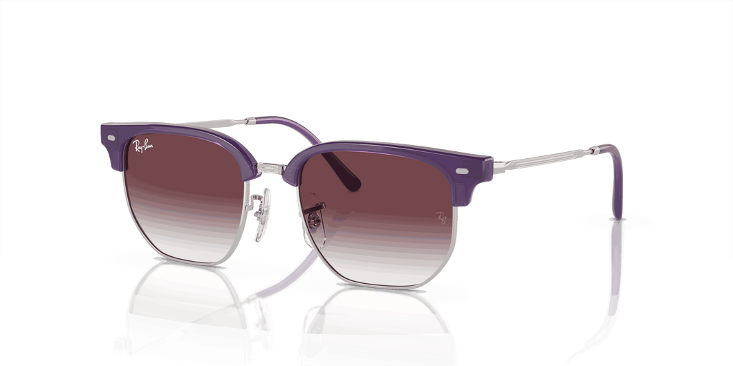 [Grey/Violet Lenses, Polished Opal Violet On Silver Frame]