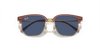 [Dark Blue Lenses, Polished Opal Pink On Gold Frame]