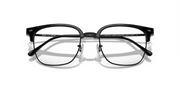 Clear Lenses, Polished Black On Black Frame