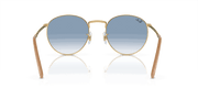 Blue Lenses, Polished Arista Gold Frame