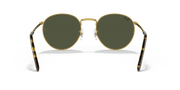 Green Lenses, Polished Gold Frame