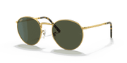 Green Lenses, Polished Gold Frame