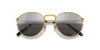 [Silver/Grey Lenses, Polished Gold Frame]