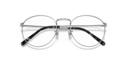 Clear Lenses, Polished Silver Frame