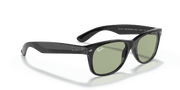 Green Lenses, Polished Black Frame