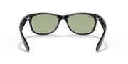 Green Lenses, Polished Black Frame