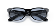 Blue/Grey Classic Lenses, Polished Black Frame