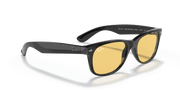 Yellow Classic Lenses, Polished Black Frame