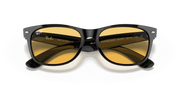 Yellow Classic Lenses, Polished Black Frame