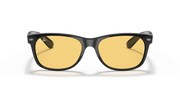 Yellow Classic Lenses, Polished Black Frame