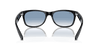 [Blue Lenses, Polished Black Frame]