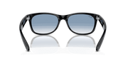 Blue Lenses, Polished Black Frame