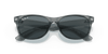 [Dark Blue Lenses, Polished Transparent Grey Frame]