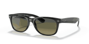 Polarized Blue/Green Gradient Lenses, Polished Black Frame