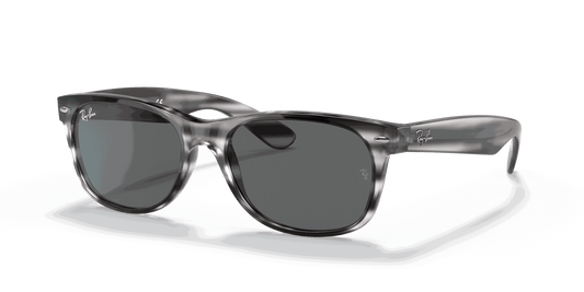 [Dark Grey Lenses, Polished Striped Grey Frame]