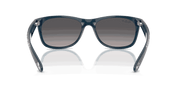 Grey Gradient Polar Lenses, Polished Blue Navy Frame