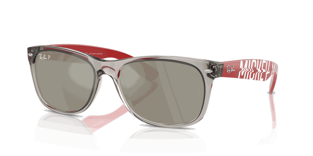 [Grey Mirror Silver - Polar Lenses, Polished Transparent Grey Frame]