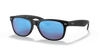 [Blue Flash Lenses, Matte Rubber Black Frame]