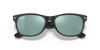 [Silver Flash Lenses, Matte Rubber Black Frame]