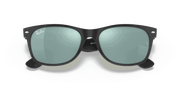 Silver Flash Lenses, Matte Rubber Black Frame