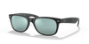 [Silver Flash Lenses, Matte Rubber Black Frame]