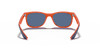 [Blue Lenses, Polished Blue On Orange Frame]