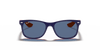 [Blue Lenses, Polished Blue On Orange Frame]