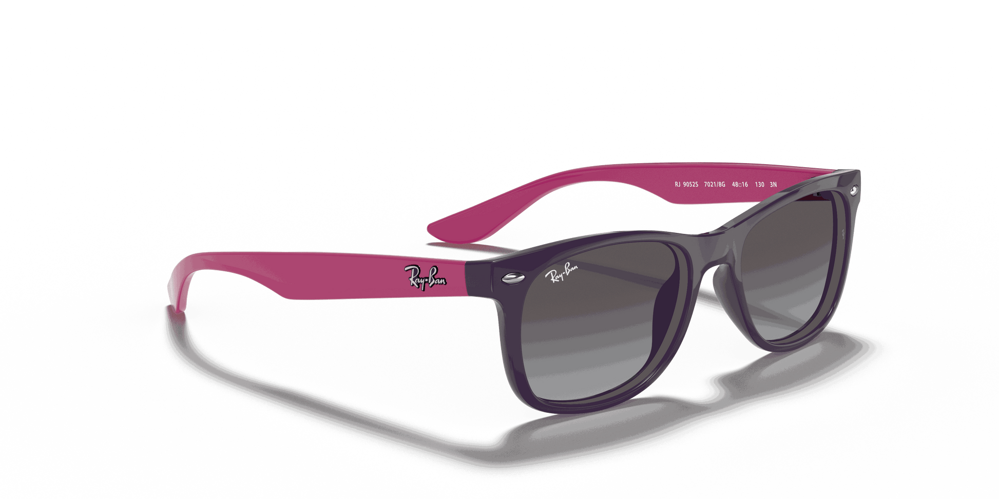 [Light Grey/Dark Grey Lenses, Polished Violet Frame]