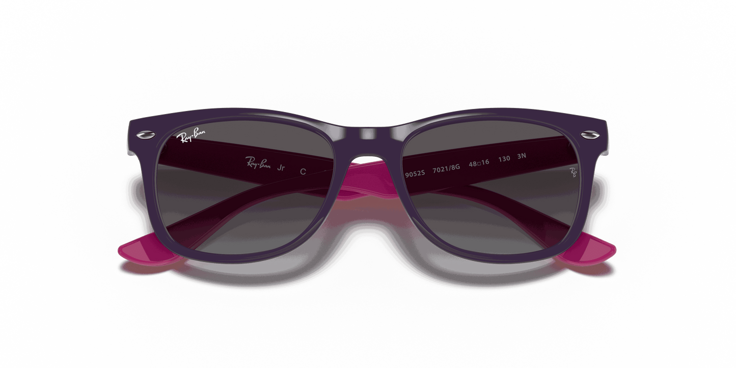 [Light Grey/Dark Grey Lenses, Polished Violet Frame]