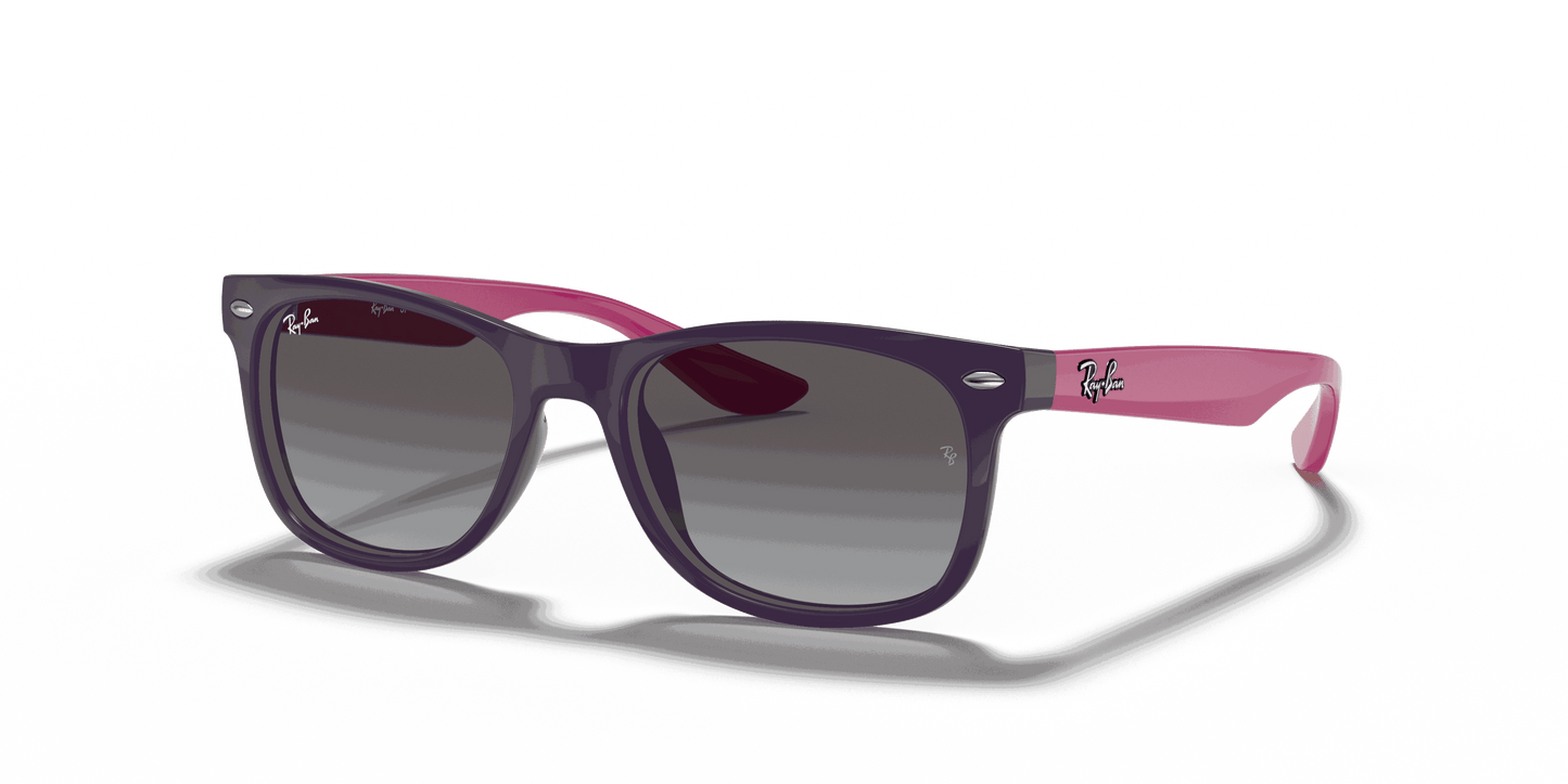[Light Grey/Dark Grey Lenses, Polished Violet Frame]