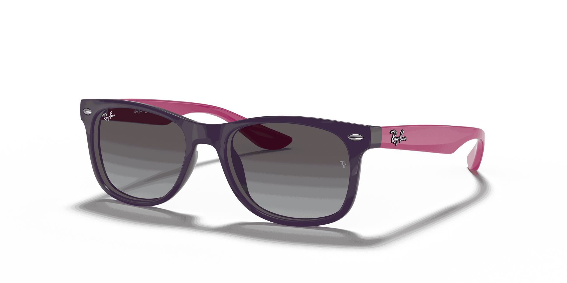 [Light Grey/Dark Grey Lenses, Polished Violet Frame]