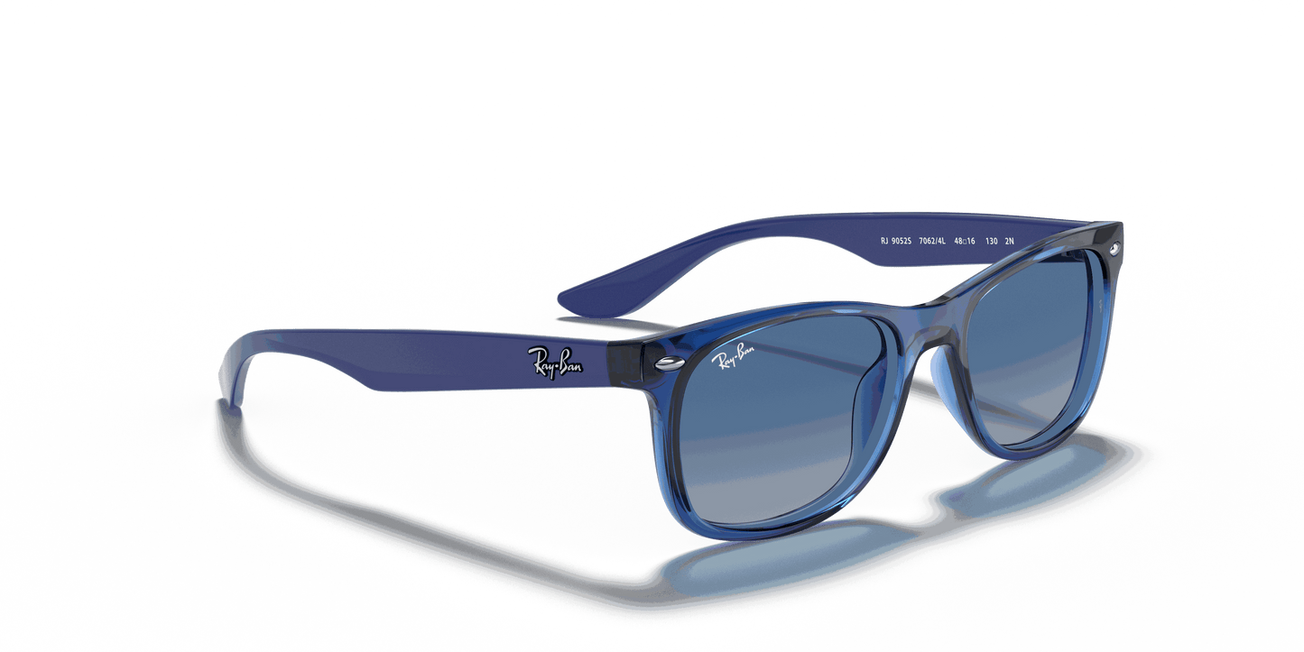 [Light Grey/Dark Grey Lenses, Polished Transparent Blue Frame]