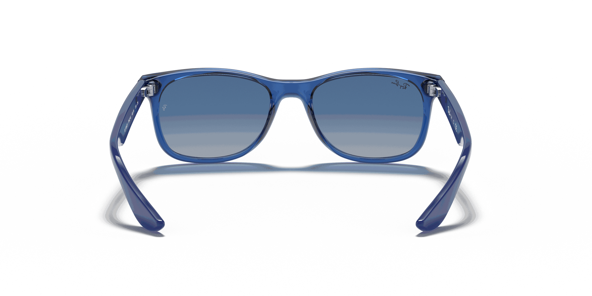 [Light Grey/Dark Grey Lenses, Polished Transparent Blue Frame]