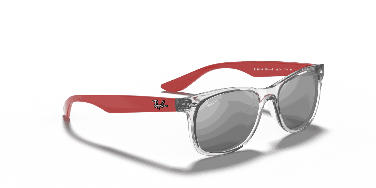 [Grey/Silver Lenses, Polished Transparent Grey Frame]