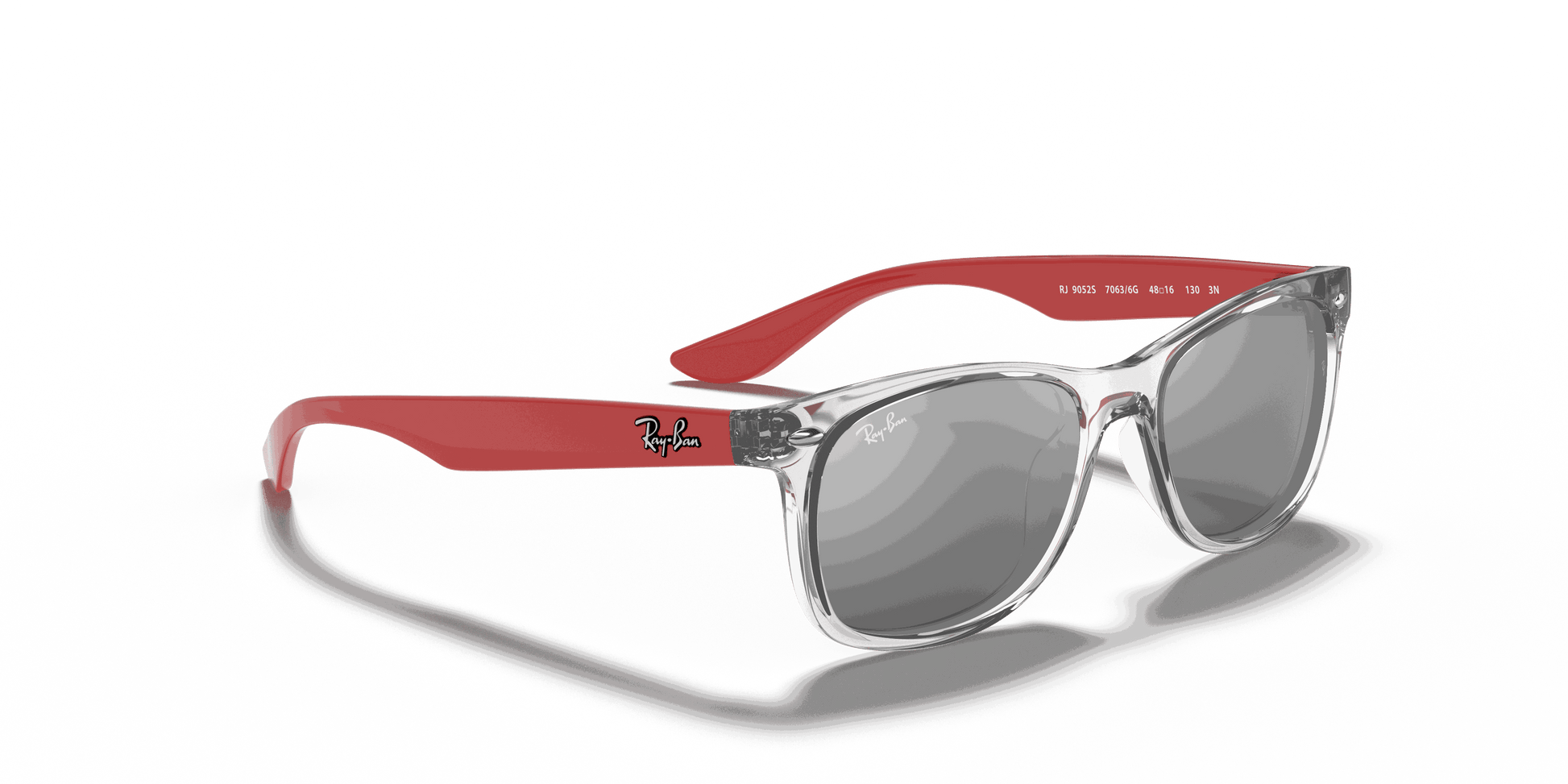 [Grey/Silver Lenses, Polished Transparent Grey Frame]