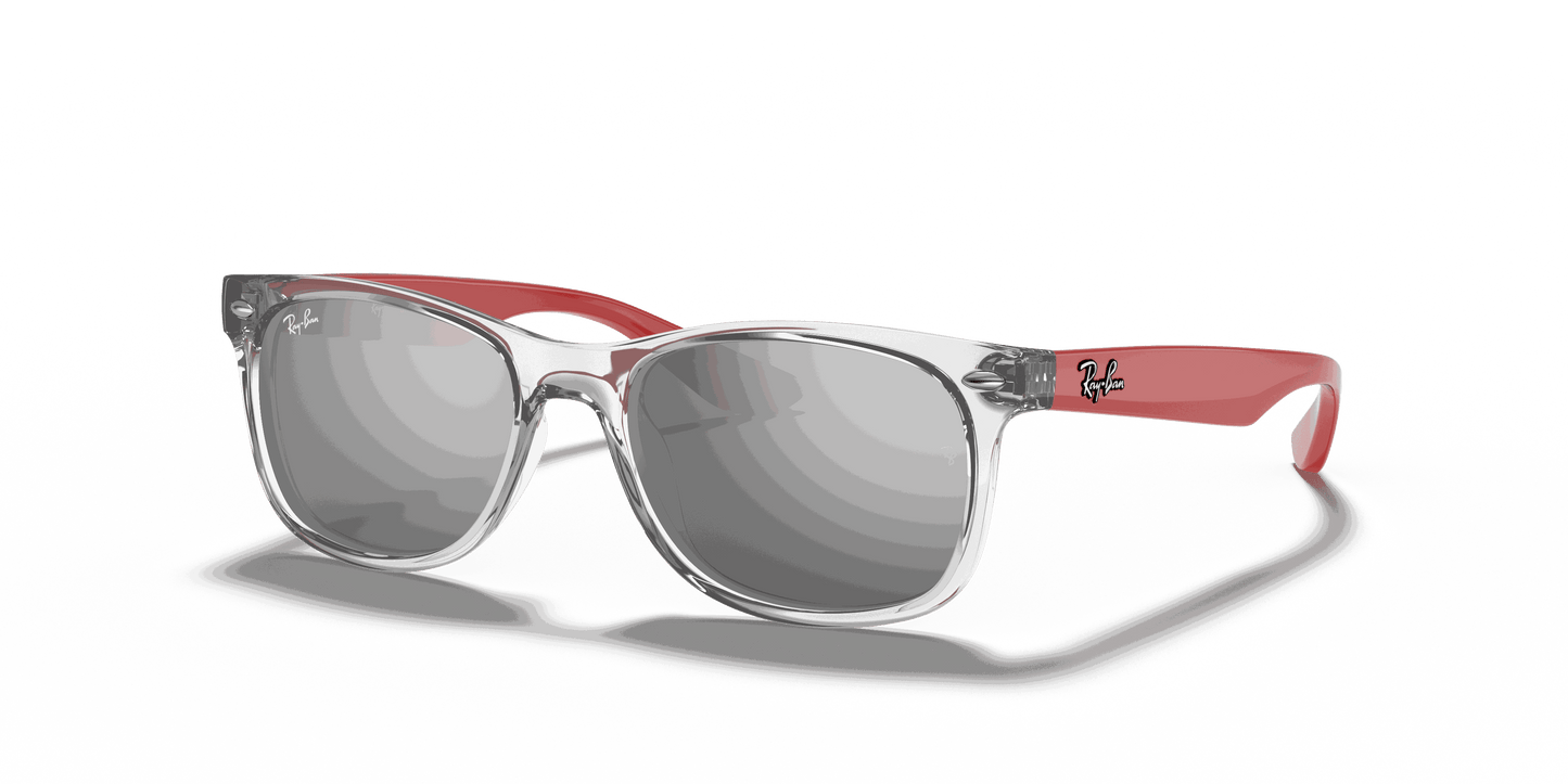 [Grey/Silver Lenses, Polished Transparent Grey Frame]