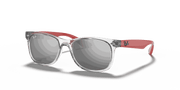 Grey/Silver Lenses, Polished Transparent Grey Frame