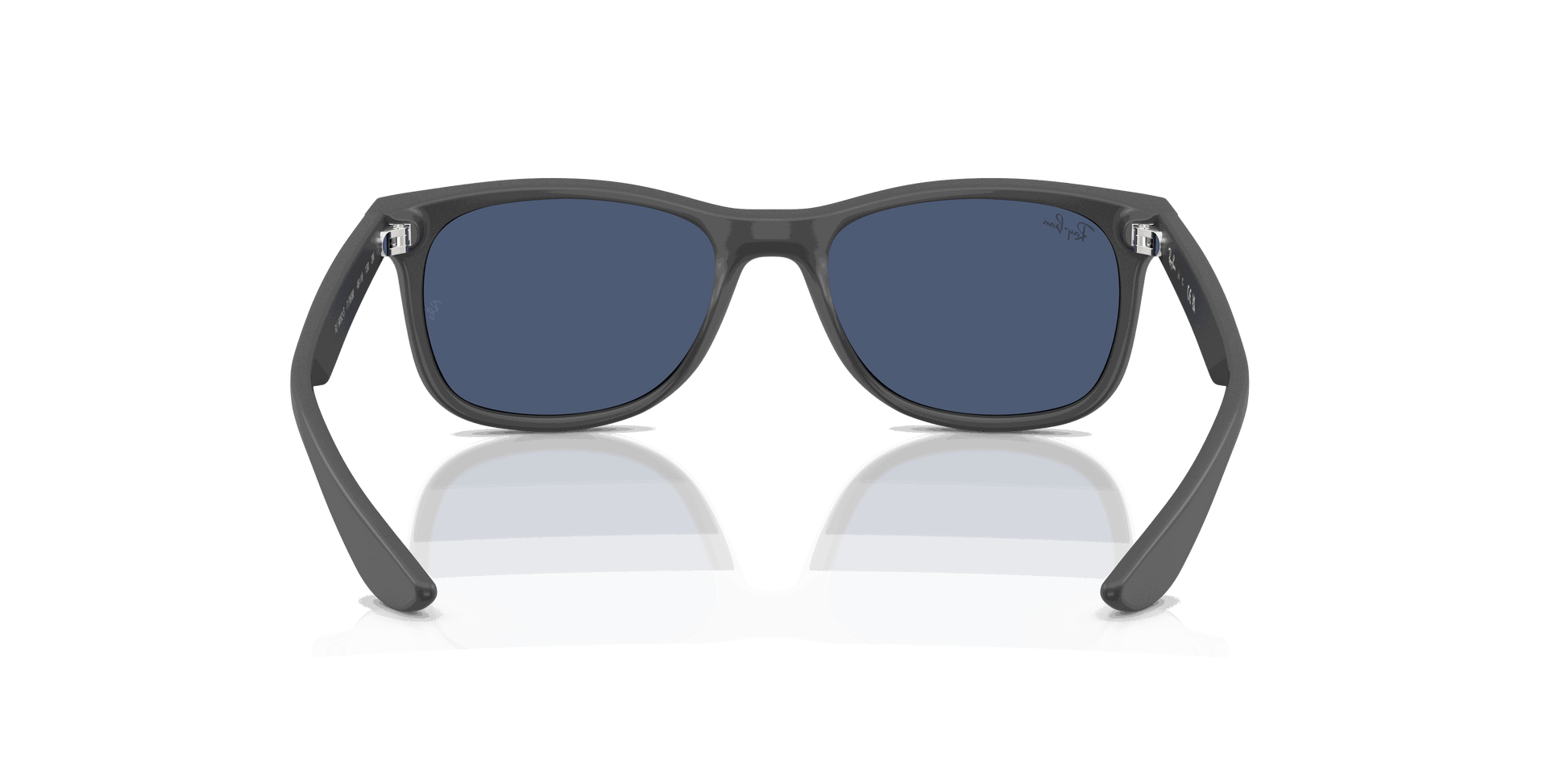 [Dark Blue Lenses, Polished Rubber Dark Gray Frame]