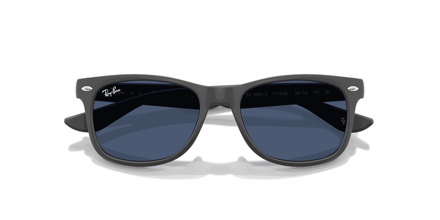[Dark Blue Lenses, Polished Rubber Dark Gray Frame]
