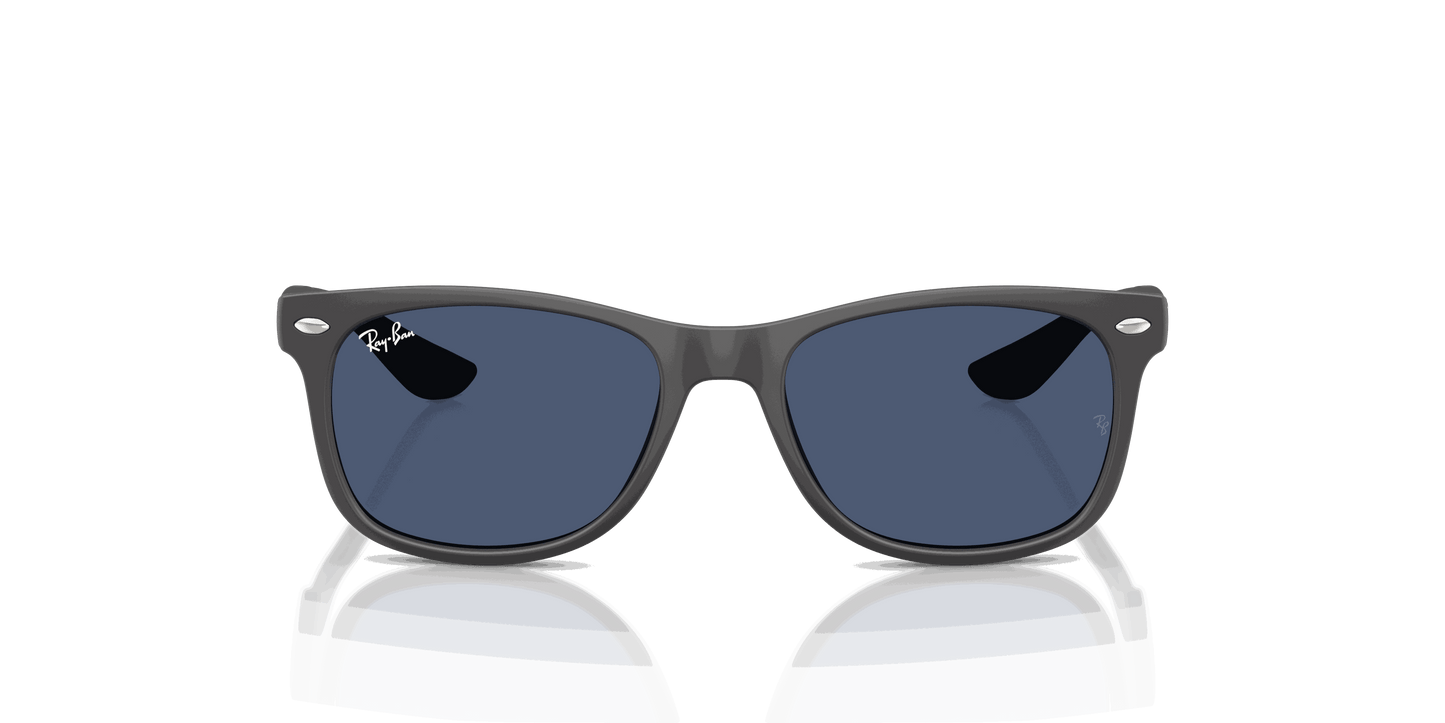 [Dark Blue Lenses, Polished Rubber Dark Gray Frame]