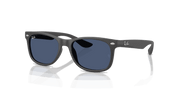 Dark Blue Lenses, Polished Rubber Dark Gray Frame