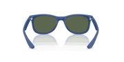 Dark Green Lenses, Polished Rubber Blue Frame