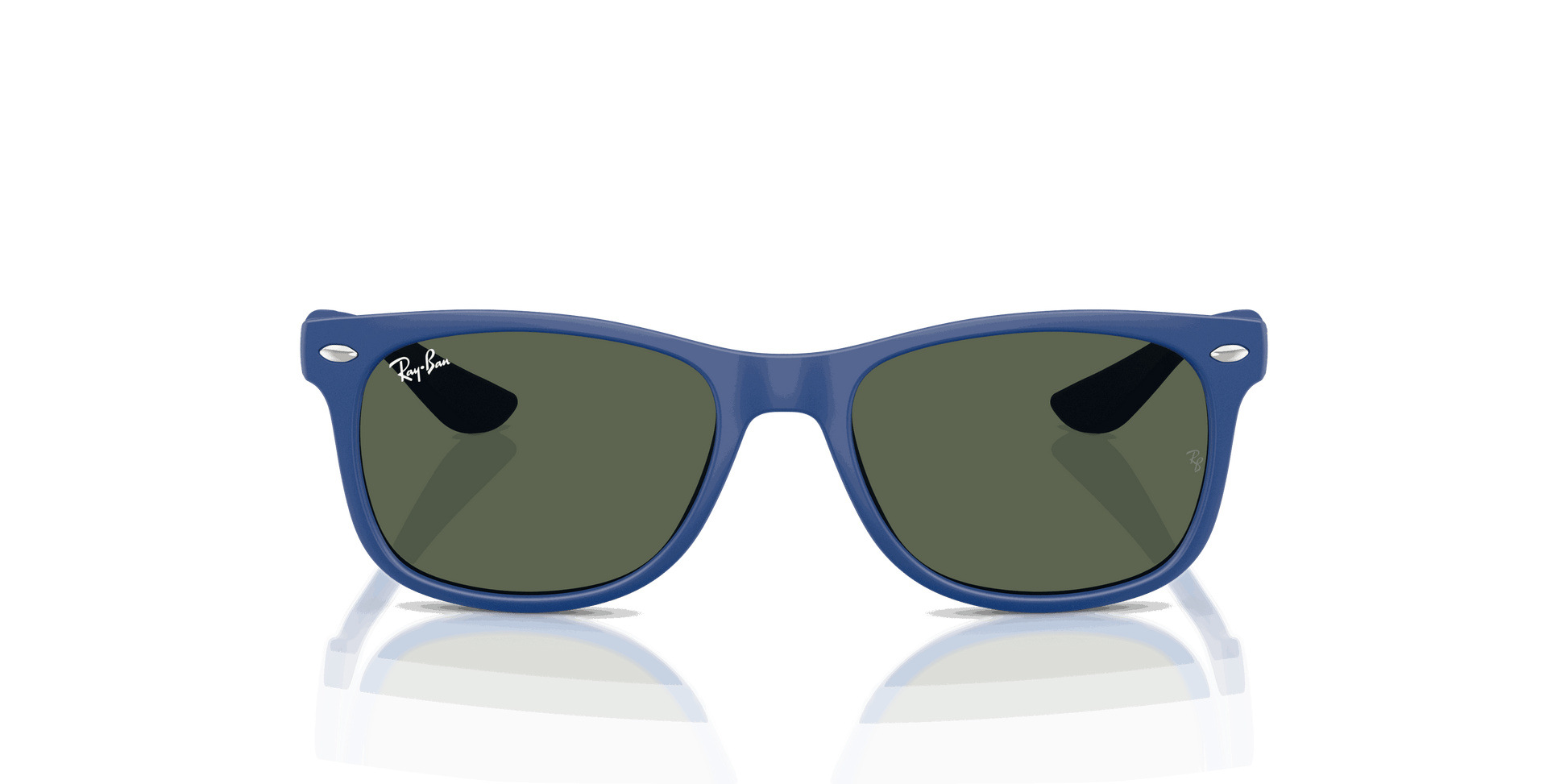 [Dark Green Lenses, Polished Rubber Blue Frame]