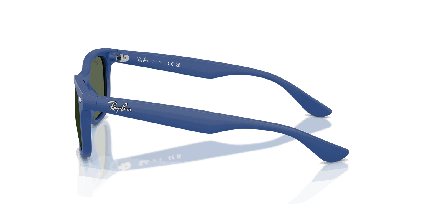 [Dark Green Lenses, Polished Rubber Blue Frame]